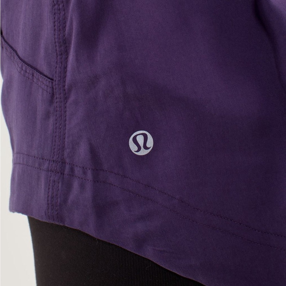 Lululemon Inner Peace Reversible Full Zip Workout Jacket, Concord Grape, S/M - Picture 4 of 15